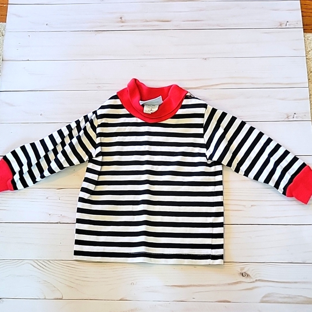 Patsy Aiken Boys Long Sleeve Striped Shirt